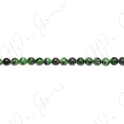 Ruby Zoisite Round Beads (A)