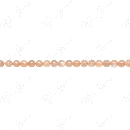 Sun Moon Stone Round Beads (A)