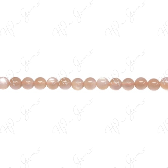 Sun Moon Stone Round Beads (A)