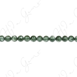 Seraphinite Round Beads