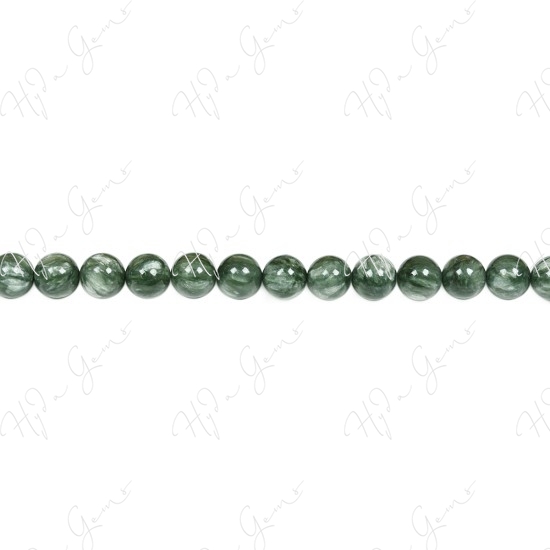 Seraphinite Round Beads