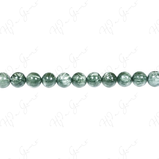 Seraphinite Round Beads