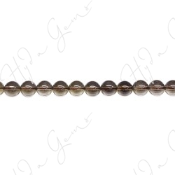 Smoky Quartz Round Beads (AB)