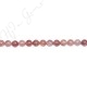 Strawberry Quartz Multi-Color Round Beads