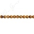 Tiger Eye Round Beads (A-)