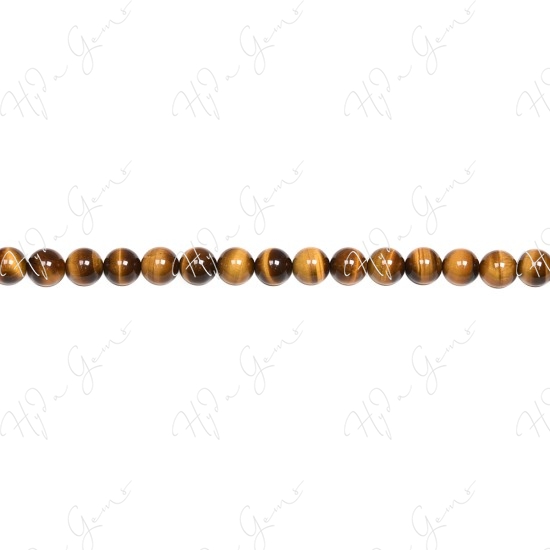 Tiger Eye Round Beads (A)