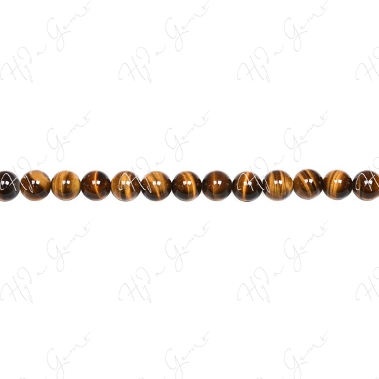 Tiger Eye Round Beads (A)