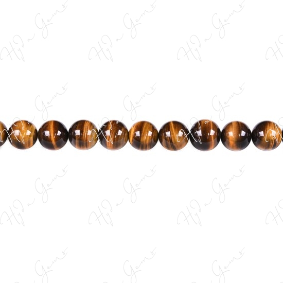 Tiger Eye Round Beads (3A)