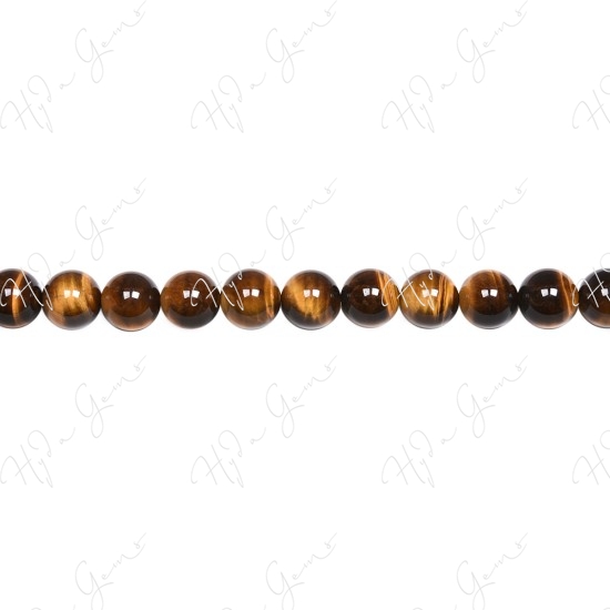 Tiger Eye Round Beads (A)