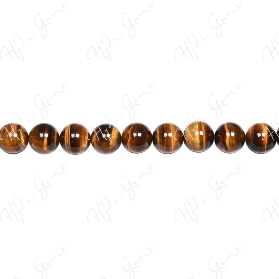 Tiger Eye Round Beads (A)