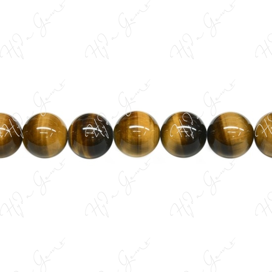 Tiger Eye Round Beads (A)