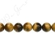 Tiger Eye Round Beads (A)