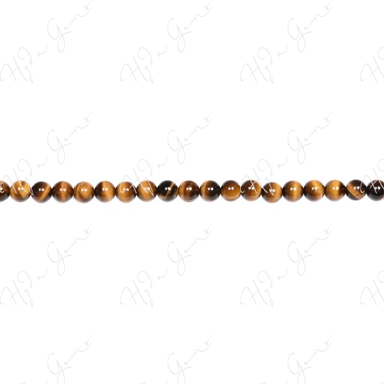 Tiger Eye Round Beads (A)