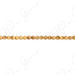 Tiger Eye Golden Color Round Beads