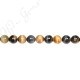 Tiger Eye Fancy Color Round Beads (A)