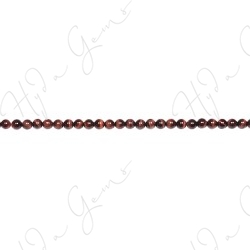 Red Tiger Eye Round Beads (A-)