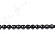 Black Tourmaline Round Beads