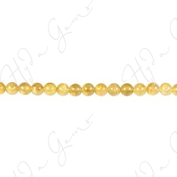 Rutlie Quartz Round Beads (2A)