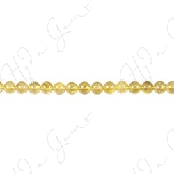 Rutlie Quartz Round Beads (A)