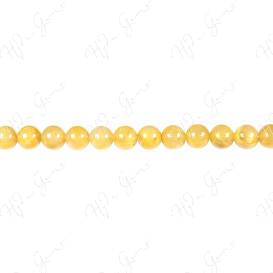 Rutlie Quartz Round Beads (3A)