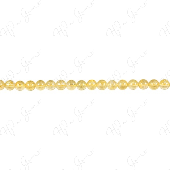 Rutlie Quartz Round Beads (A)