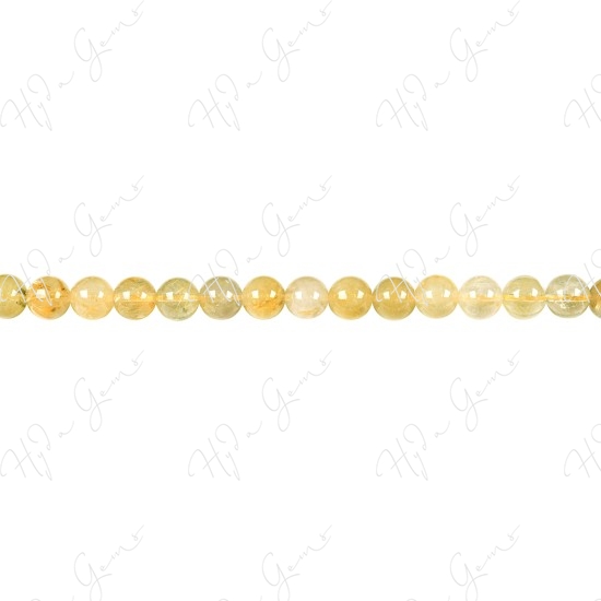 Rutlie Quartz Mix Color Round Beads (A)