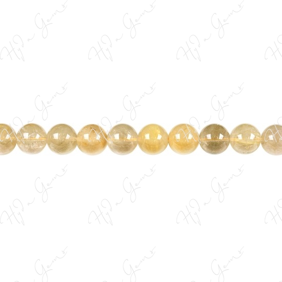 Rutlie Quartz Mix Color Round Beads (A)