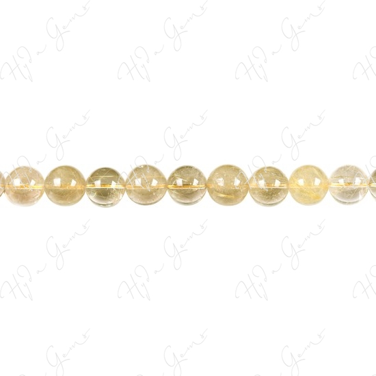 Rutlie Quartz Mix Color Round Beads (A1)