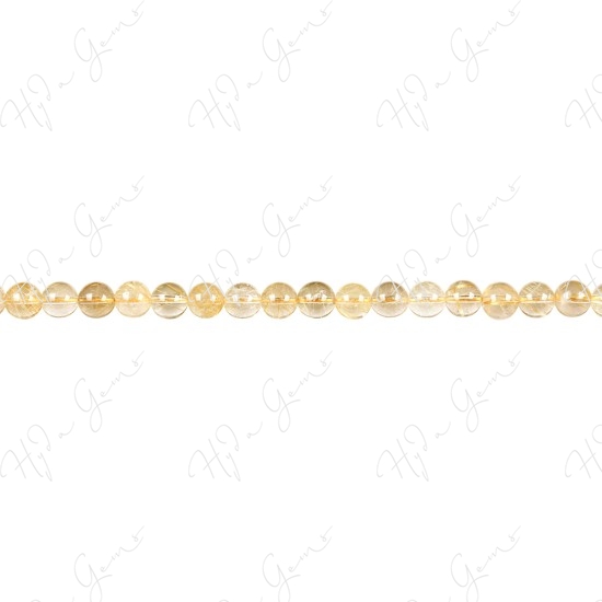 Rutlie Quartz Mix Color Round Beads (2A)