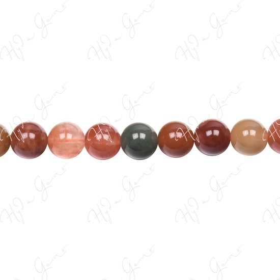 Multi Rutile Quartz Round Beads (A-)