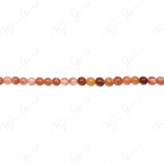 Multi Rutile Quartz Round Beads (A-)