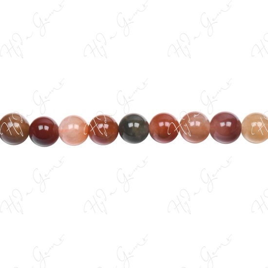 Multi Rutile Quartz Round Beads (A-)