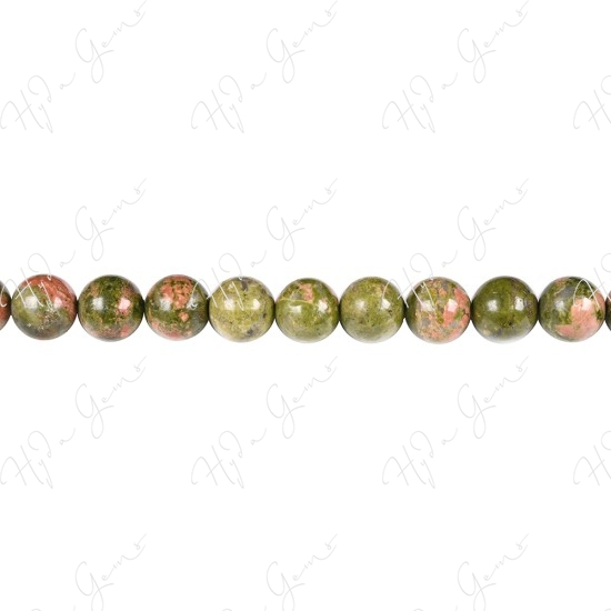 Unakite Round Beads