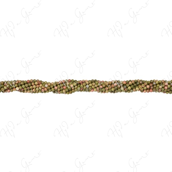 Unakite Round Beads