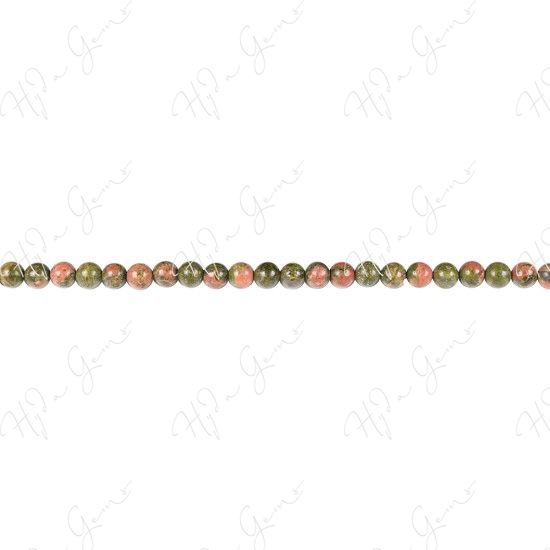 Unakite Round Beads