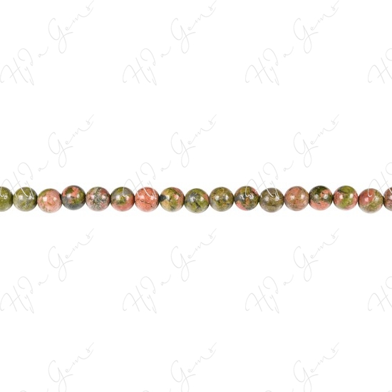 Unakite Round Beads