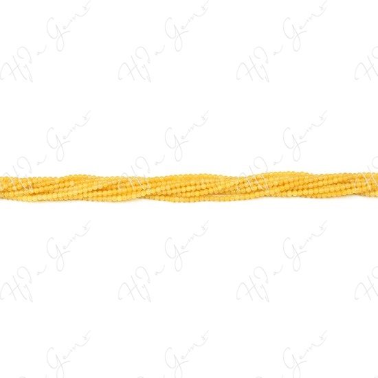 Yellow Jade Round Beads